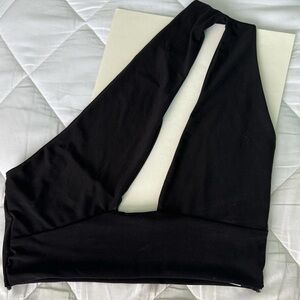 Black Halter Top